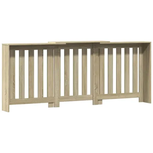 Maska za radijator - Pokrov za radijator hrasta sonome 205x21,5x83,5 cm - sonoma hrast 205 x 21.5 x 83.5 cm 1 Okomite letvice Cijena