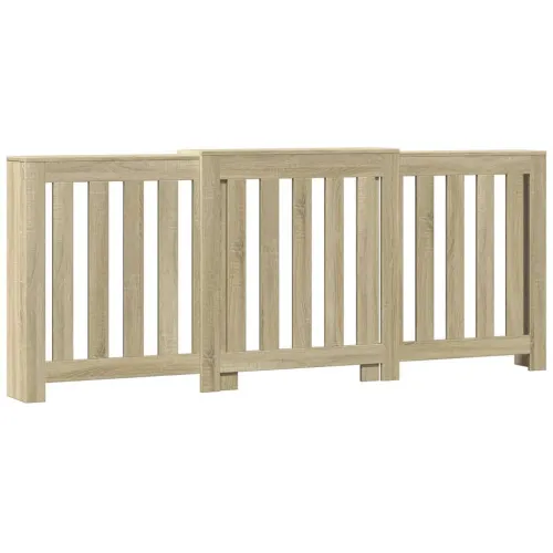 Maska za radijator - Pokrov za radijator hrasta sonome 205x21,5x83,5 cm - sonoma hrast 205 x 21.5 x 83.5 cm 1 Okomite letvice Cijena