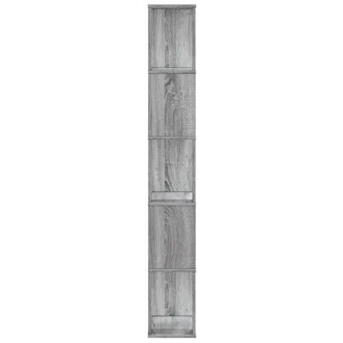 Regal za knjige 5 razina boja hrasta 45x23,5x162,5 cm drveni - Sivi hrast sonoma 1 45 cm Sivi hrast sonoma Cijena