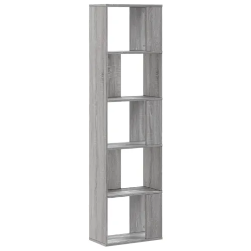 Regal za knjige 5 razina boja hrasta 45x23,5x162,5 cm drveni - Sivi hrast sonoma 1 45 cm Sivi hrast sonoma Cijena