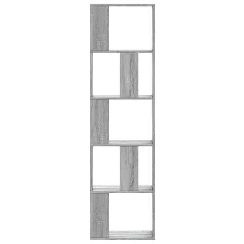 Regal za knjige 5 razina boja hrasta 45x23,5x162,5 cm drveni - Sivi hrast sonoma 1 45 cm Sivi hrast sonoma Cijena