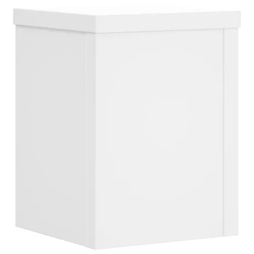 Stalci za biljke 2 kom bijeli 15x15x20 cm konstruirano drvo - Bijela 15 x 15 x 20 cm Cijena