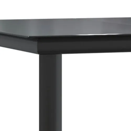 Vrtna garnitura - 5-dijelni vrtni blagovaonski set s jastucima od poliratana crni - Crna 80 x 80 x 74 cm Četverosjed (2 stolice  Cijena