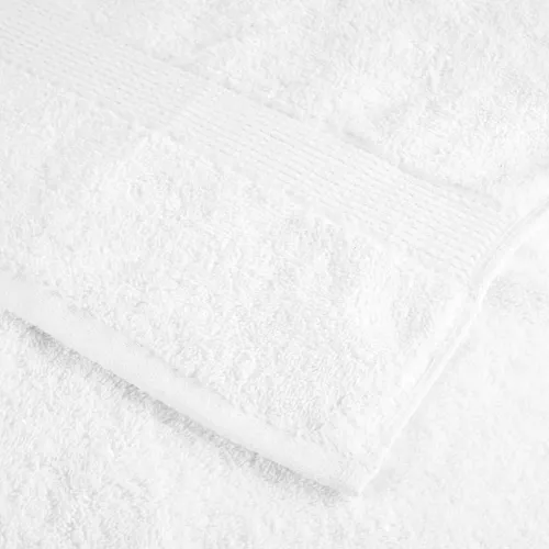 Ručnici SOLUND 2 kom bijeli 100 x 200 cm 600 gsm - Bijela 100 x 200 cm 2 Bijela Cijena