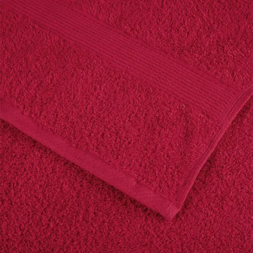 Ručnici za saunu SOLUND 4 kom zeleni 80 x 200 cm 600 gsm - Crvena 80 x 200 cm 4 Crvena Cijena