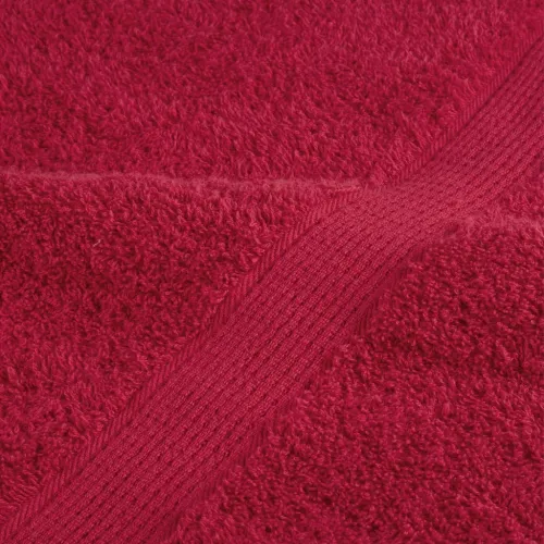 Ručnici za saunu SOLUND 4 kom zeleni 80 x 200 cm 600 gsm - Crvena 80 x 200 cm 4 Crvena Cijena