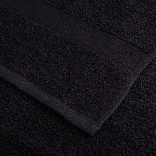 Ručnici za tuš SOLUND 10 kom crni 70x140 cm 600 gsm - Crna 70 x 140 cm 10 Crna Cijena