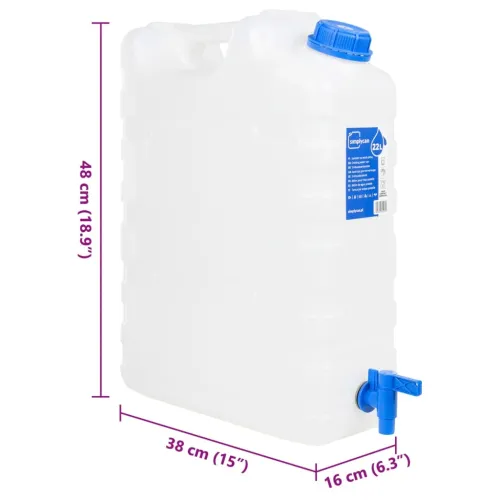Spremnik za vodu sa slavinom prozirni 20 L plastični - 20 l bez sapuna 20 l bez sapuna Cijena