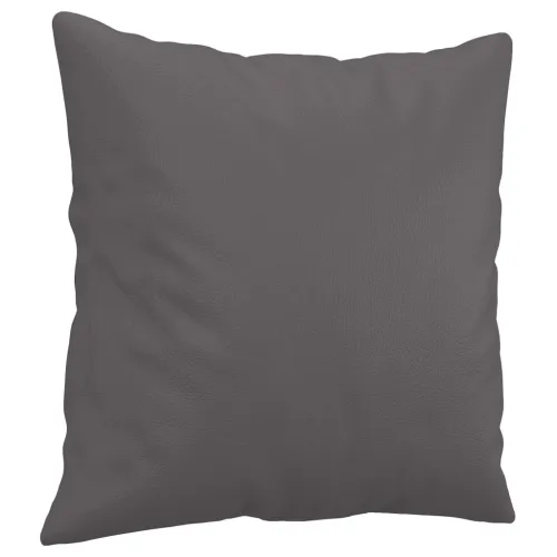 Dvosjed s ukrasnim jastucima sivi 120 cm od umjetne kože - Siva 120 cm Siva 120 cm Cijena