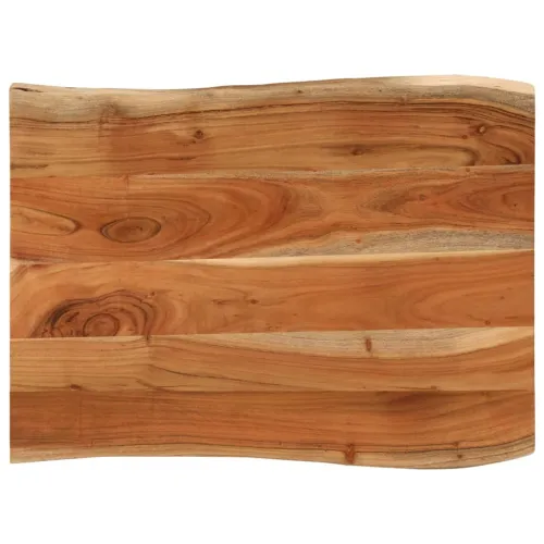 Stolna ploča 90x60x3,8 cm pravokutna bagremovo drvo živi rub - Bagremovo drvo (prirodno) 90 x 60 cm 38 mm Cijena