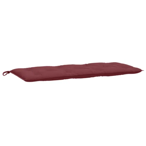 Jastuk za vrtnu klupu crvena boja vina 120x50x7 cm od tkanine - prošarana crvena boja vina 120 x 50 x 7 cm 1 Cijena