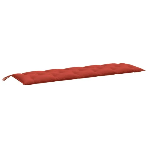 Jastuci za vrtnu klupu prošarano crvena 180x50x7 cm tkanina - Prošarana crvena 180 x 50 x 7 cm Cijena