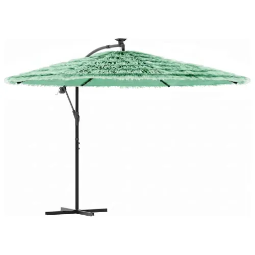 Vrtni suncobran s drvenim stupom zeleni 290x290x238 cm - Zelena 290 x 290 x 238 cm Cijena