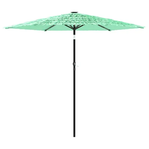 Vrtni suncobran s čeličnom šipkom zeleni 223x223x213 cm - Zelena 223 x 223 x 213 cm Cijena