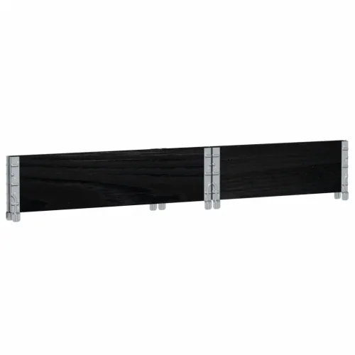 Okvir za palete crni 80 x 60 cm od masivne borovine - Crna 80 x 60 cm 1 Cijena
