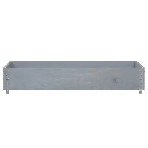 Okviri za palete sivi 120 x 80 cm od masivne borovine - Siva 120 x 80 cm 1 Cijena