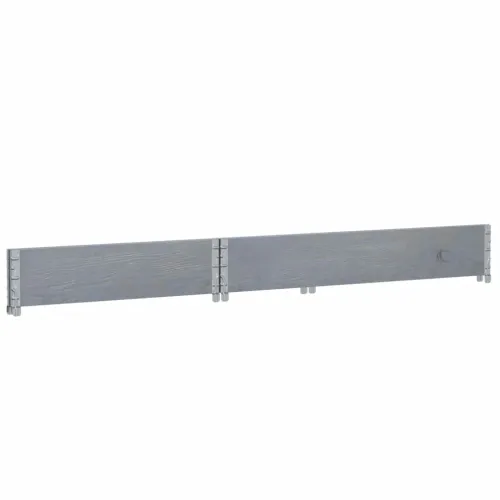 Okviri za palete sivi 120 x 80 cm od masivne borovine - Siva 120 x 80 cm 1 Cijena