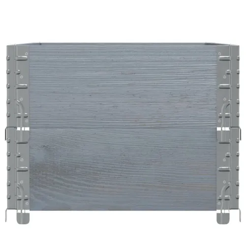 Okviri za palete 2 kom sivi 100 x 50 cm od masivne borovine - Siva 100 x 50 cm 2 Cijena