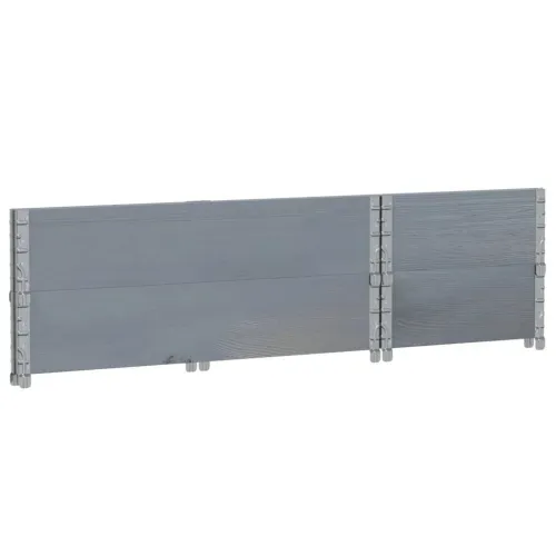 Okviri za palete 2 kom sivi 100 x 50 cm od masivne borovine - Siva 100 x 50 cm 2 Cijena