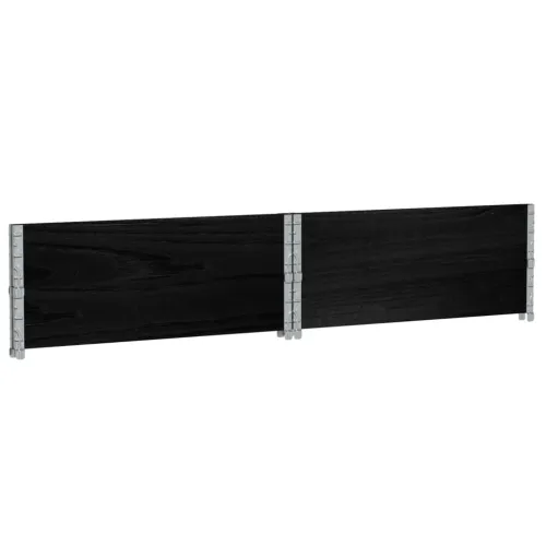 Okviri za palete 2 kom crni 100x100 cm od masivne borovine - Crna 100 x 100 cm 2 Cijena