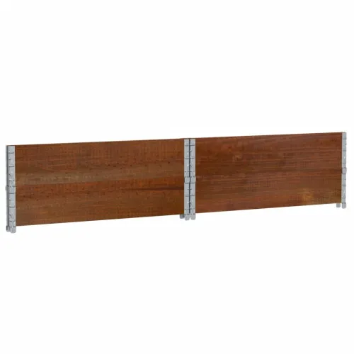 Okviri za palete 2 kom smeđi 100 x 100 cm od masivne borovine - Tamno smeđa 100 x 100 cm 2 Cijena