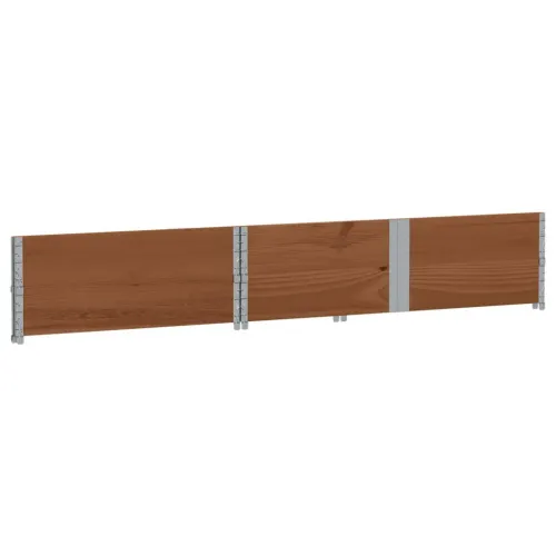 Okviri za palete 2 smeđi 150x100 cm od masivne borovine - Tamno smeđa 150 x 100 cm 2 Cijena