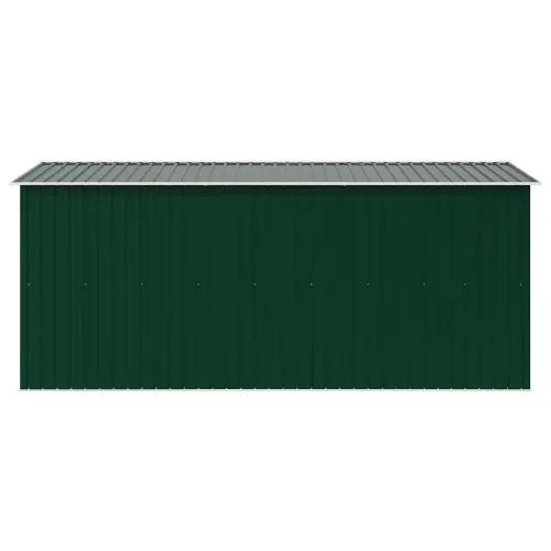 Vrtna kućica - Vrtno spremište 257 x 392 x 181 cm metalno zeleno - Zelena 257 x 392 x 181 cm Cijena