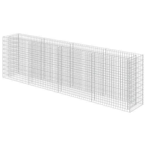 Gabionska sadilica od pocinčanog čelika 360 x 50 x 100 cm - 360 x 50 x 100 cm Cijena