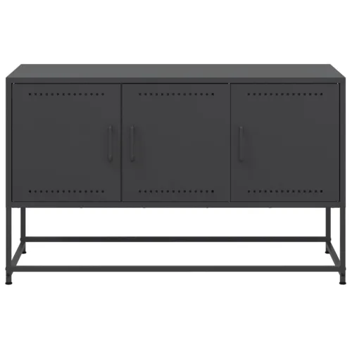 TV ormarić crni 100,5x39x60,5 cm čelični - Crna 1 Cijena
