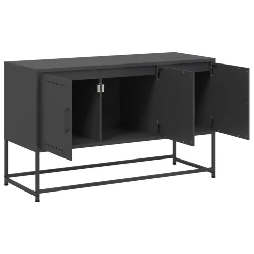 TV ormarić crni 100,5x39x60,5 cm čelični - Crna 1 Cijena