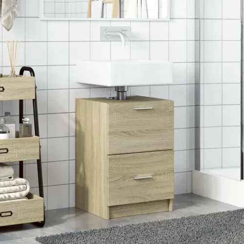 Ormarić za Lavabo - Umivaonik boja hrasta 40x37x59 cm konstruirano drvo - Sonoma hrast 40 x 37 x 59 cm Cijena