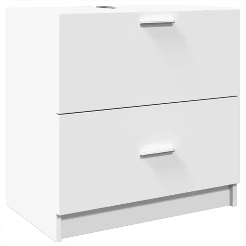 Ormarić za Lavabo - Umivaonik bijeli 59 x 37 x 59 cm konstruirano drvo - Bijela 59 x 37 x 59 cm 1 1 Cijena
