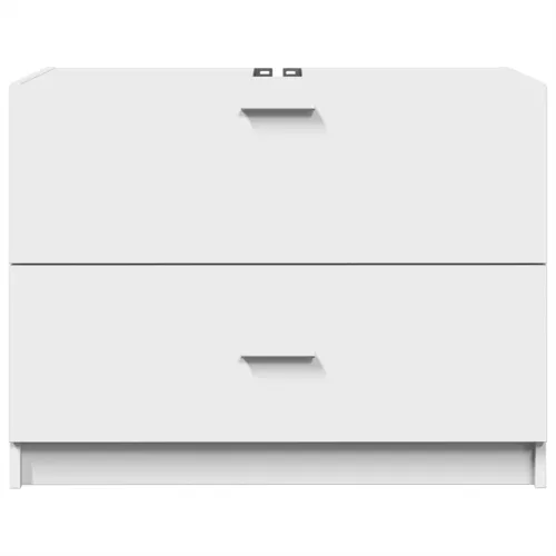Ormarić za Lavabo - Umivaonik bijeli 78 x 37 x 59 cm konstruirano drvo - Bijela 78 x 37 x 59 cm Cijena