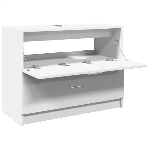 Ormarić za Lavabo - Umivaonik bijeli 78 x 37 x 59 cm konstruirano drvo - Bijela 78 x 37 x 59 cm Cijena