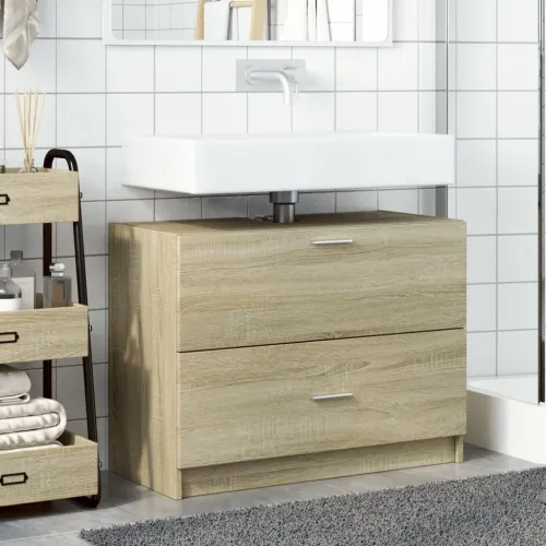 Ormarić za Lavabo - Umivaonik boja hrasta 78x37x59 cm konstruirano drvo - Sonoma hrast 78 x 37 x 59 cm Cijena