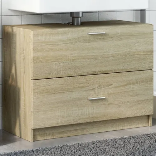 Ormarić za Lavabo - Umivaonik boja hrasta 78x37x59 cm konstruirano drvo - Sonoma hrast 78 x 37 x 59 cm Cijena