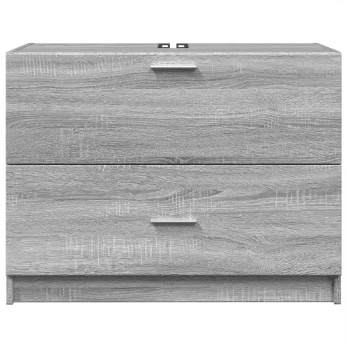 Ormarić za Lavabo - Umivaonik boja hrasta sonome 78 x 37 x 59 cm drveni - Sivi hrast sonoma 78 x 37 x 59 cm Cijena