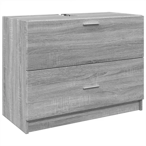 Ormarić za Lavabo - Umivaonik boja hrasta sonome 78 x 37 x 59 cm drveni - Sivi hrast sonoma 78 x 37 x 59 cm Cijena