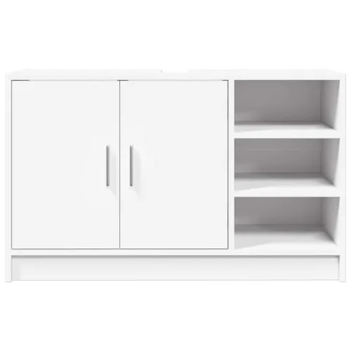 Ormarić za Lavabo - Umivaonik bijeli 90 x 29 x 55 cm konstruirano drvo - Bijela 90 x 29 x 55 cm Cijena