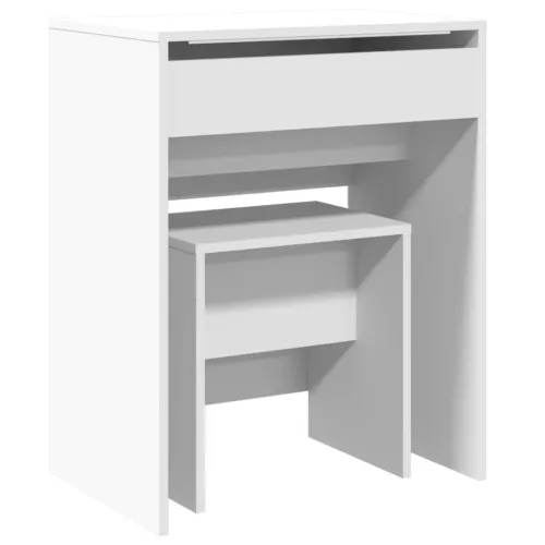 Toaletni stolić sa stolcem bijeli 60 x 40 x 113,5 cm - Bijela 1 Cijena