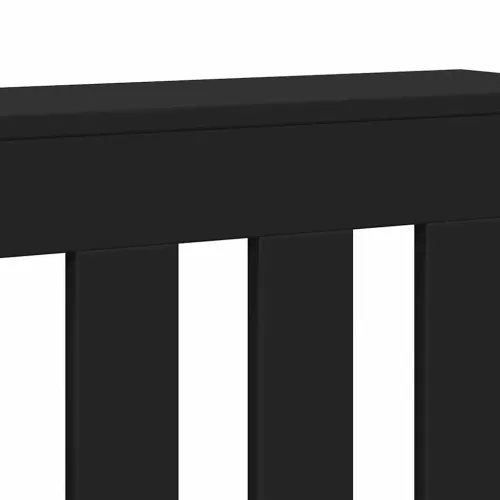 Pokrivač radijatora Crna 205 x 21,5 x 83,5 cm Konstruirano drvo - Crna 205 x 21,5 x 83,5 cm Okomite letvice Cijena