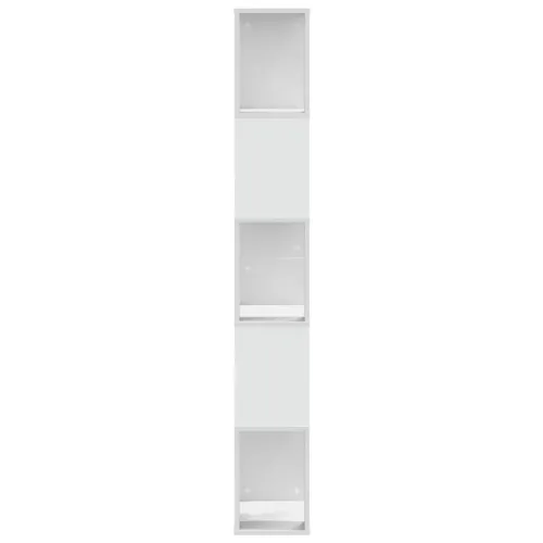 Regal za knjige 5 razina bijeli 45x23,5x162,5 cm drveni - Bijela 45 cm Cijena