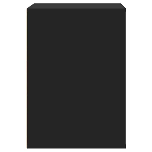 Kutna komoda s ladicama crna 60x41x58 cm od konstruiranog drva - Crna 60 x 41 x 58 cm Cijena