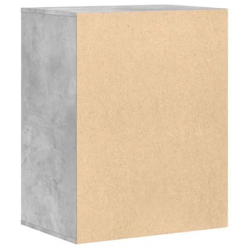 Kutna komoda s ladicama siva boja betona 60x41x76 cm drveni - Beton siva 60 x 41 x 76 cm Cijena