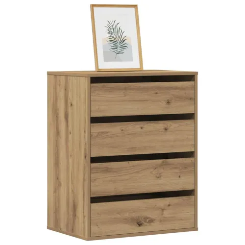 Kutna komoda s ladicama boja artisian hrast 60x41x76 cm drveni - Boja hrasta 60 x 41 x 76 cm Cijena