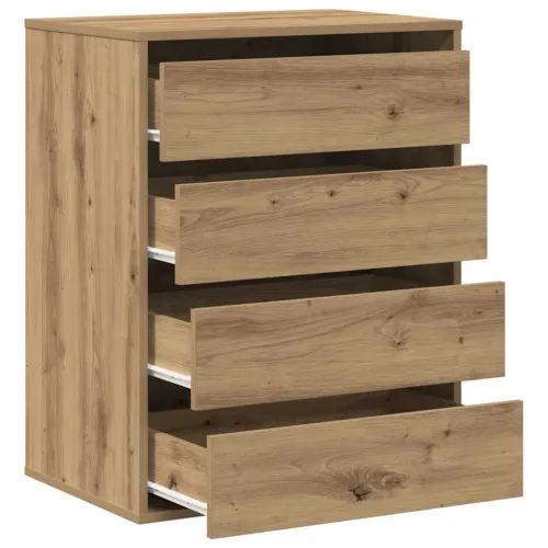 Kutna komoda s ladicama boja artisian hrast 60x41x76 cm drveni - Boja hrasta 60 x 41 x 76 cm Cijena