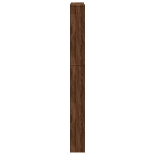 Ormarić za cipele s ogledalom 5razine Smeđi hrast 63x17x169,5cm - Smeđi hrast Cijena