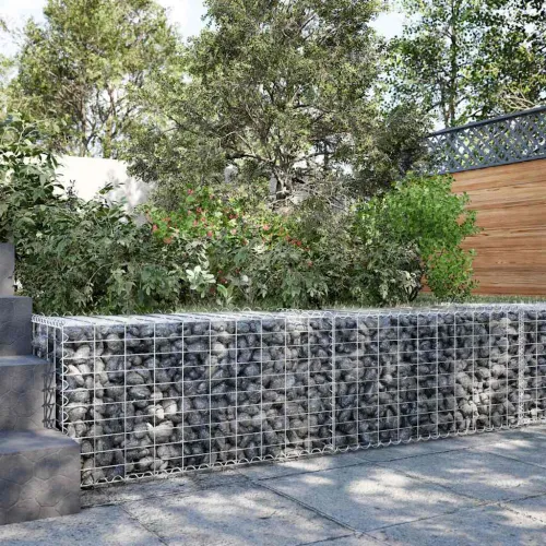 Gabion - Gabion ograde - Gabionska košara s poklopcem 200x50x50 cm od pocinčanog željeza - 200 x 50 x 50 cm 1 200 x 50 x 50 cm Cijena