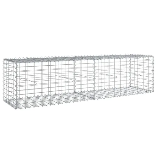 Gabion - Gabion ograde - Gabionska košara s poklopcem 200x50x50 cm od pocinčanog željeza - 200 x 50 x 50 cm 1 200 x 50 x 50 cm Cijena