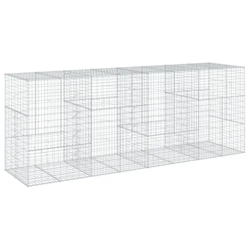 Gabion - Gabion ograde - Gabionska košara s poklopcem 400x100x150 cm pocinčano željezo - 400 x 100 x 150 cm Cijena